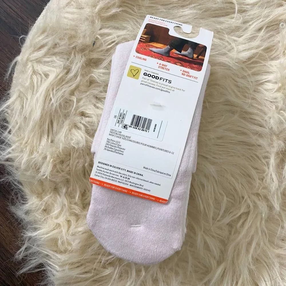 New Pair of Thieves White Cushion Ankle Socks Shoe Size US 6 - 12 MENS / 8-12